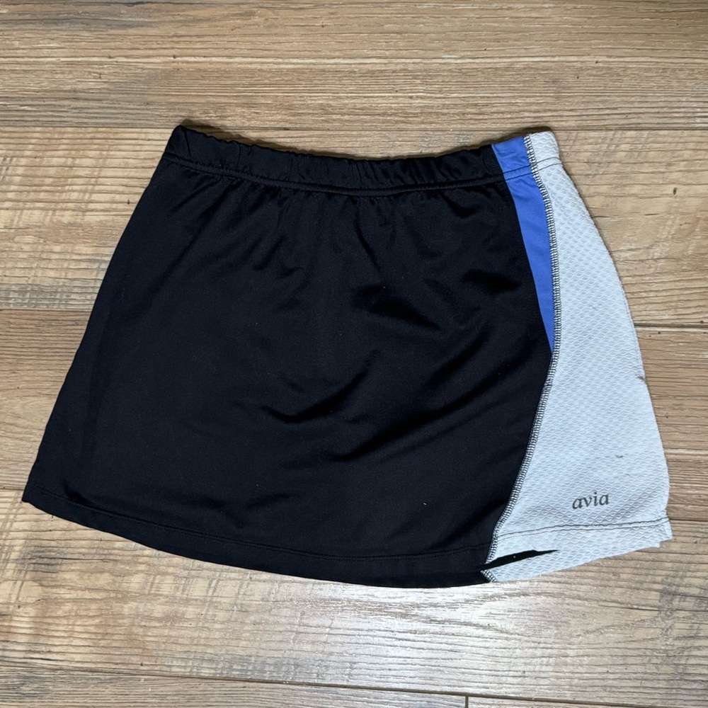 Avia Black Skirt with Blue and Gray Panels - Discounted shipping